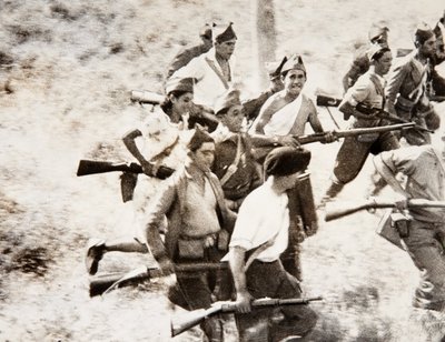 Attack on Rebel Position, Somosierra, Madrid by Unbekannt Unbekannt